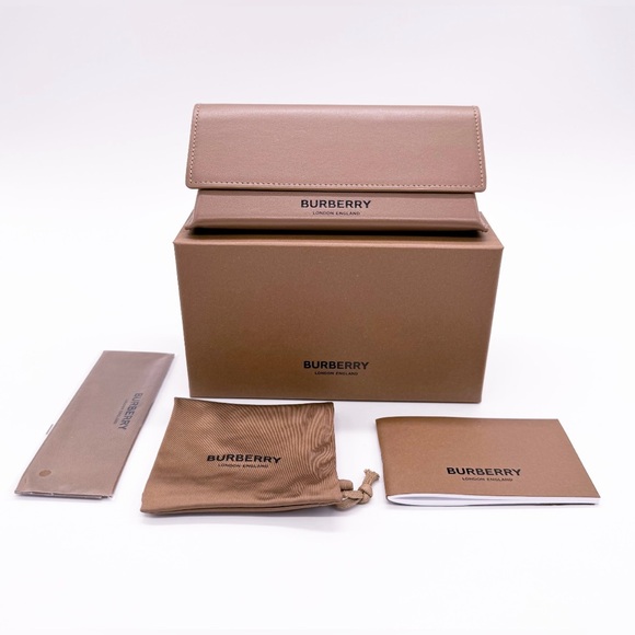 NEW BURBERRY CAT EYE SUNGLASSES BE4409 4092/13 BEIGE BROWN EYEWEAR BE4409 409213 - Picture 7 of 7